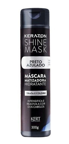 Máscara Matizadora Keraton Shine Mask - Preto Azulado 300g