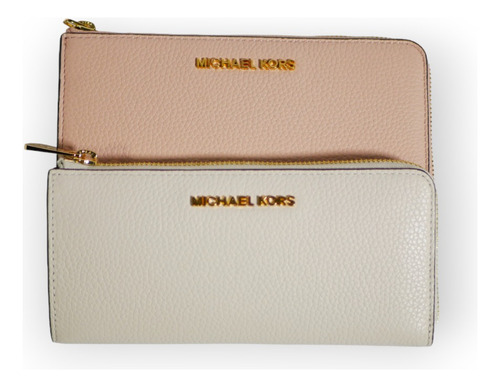 Billetera Sobre Michael Kors Jet Set Travel Mini Beige
