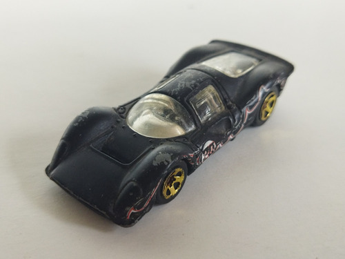 Hot Wheels Ferrari P4 Racer Biplaza Negro 