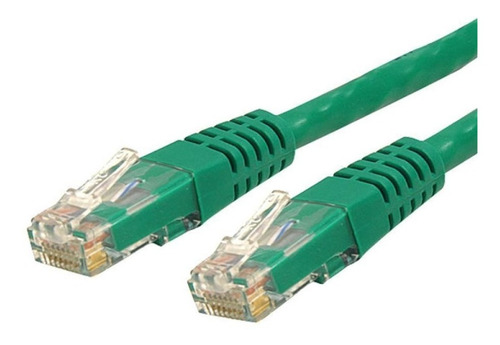 Cable De Red Categoría 6 Rj45 Verde Ethernet 5 Metros