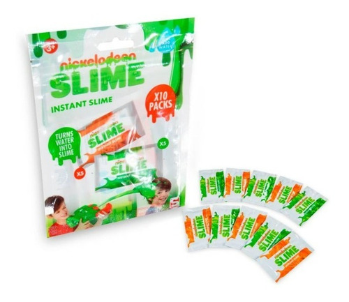 Nickelodeon Slime Powder Refills Paquete (10 Unidades)