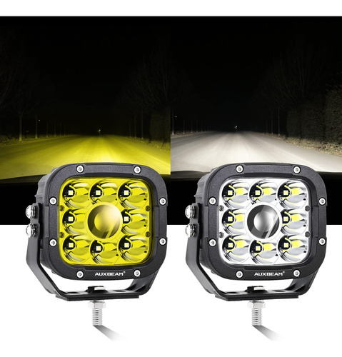 Auxbeam Combo Luz Led Conduccion Antiniebla 5  Barra 110 W