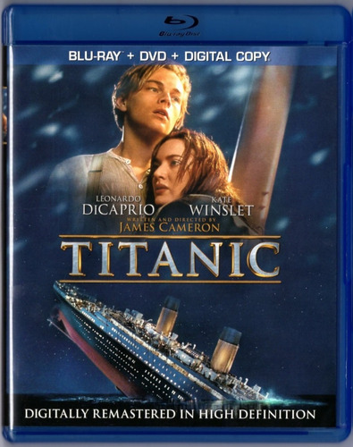 Titanic Leonardo Dicaprio Importada Pelicula Blu-ray + Dvd 