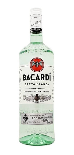 Ron Bacardi Blanco Litro- Bayres Bebidas