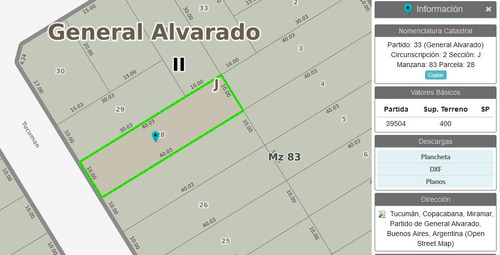 Imagen 2 de 16 de Lote En Barrio Arenas De Oro Miramar V 4707 Con Escritura