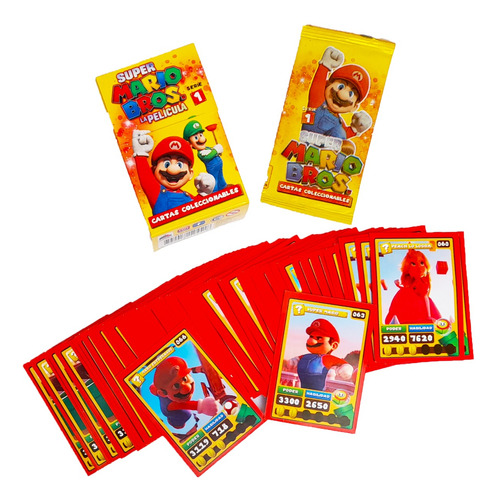 Super Mario Bros Cartas Coleccionables - Colección Completa