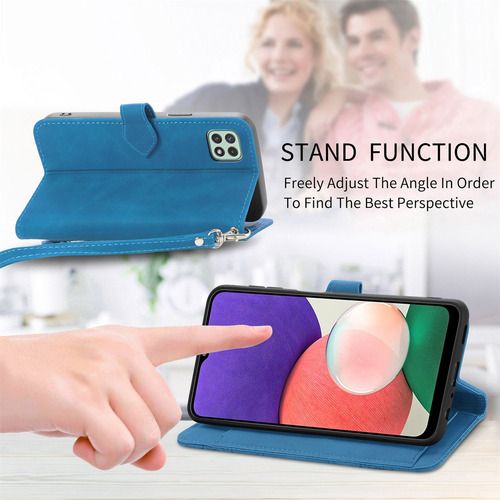 Compatível Com Samsung Galaxy A22 5g, Bolsa Com Zíper, Supor