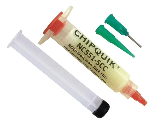 Chip Quik Nc551-5cc Rol0 - Flux Sin Limpieza En Jeringa De 5