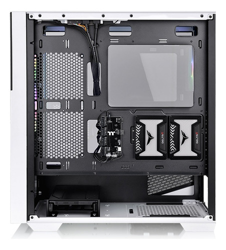 Armário para jogadores Thermaltake Divider 370tg Argb Snow White