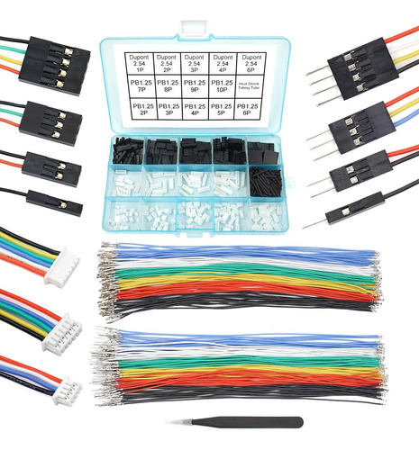 Kit De Conectores Y Cables Pb1.25 A Dupont De 0.100 In Compa