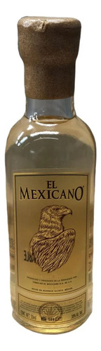 Mini Tequila El Mexicano Reposado .50 Ml