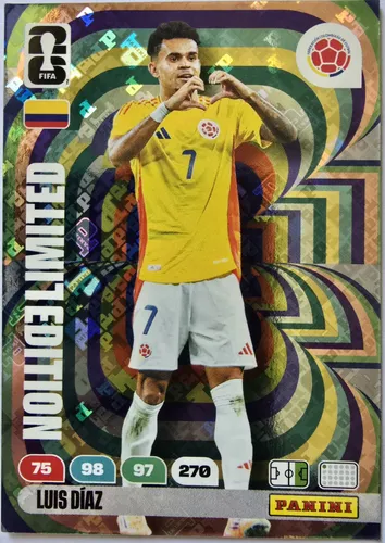 Carta Luis Diaz - Limited Edition Copa Mundial 2026 | Cuotas sin