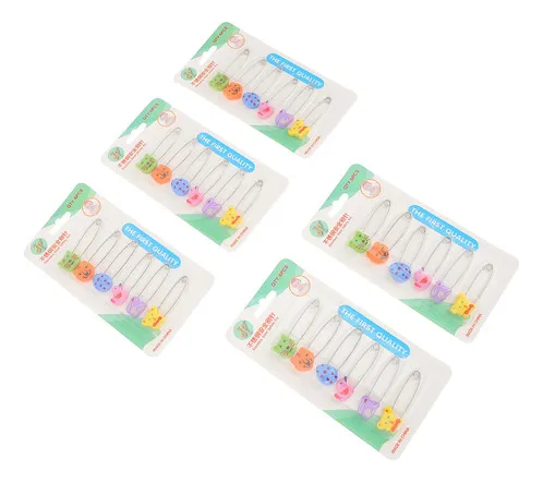 Alfileres Para Pañales De Tela Para Bebés, Dibujos Animados,