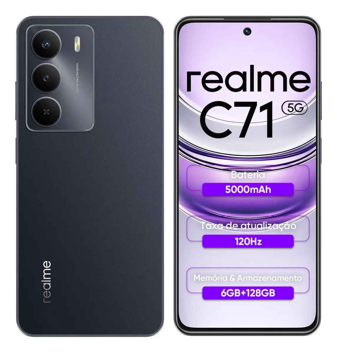 Celular Realme C71 5g Smartphone 6gb 128gb Dual Sim