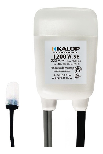 Fotocontrol Fotocelula Con Sensor 1200w Universal Kalop