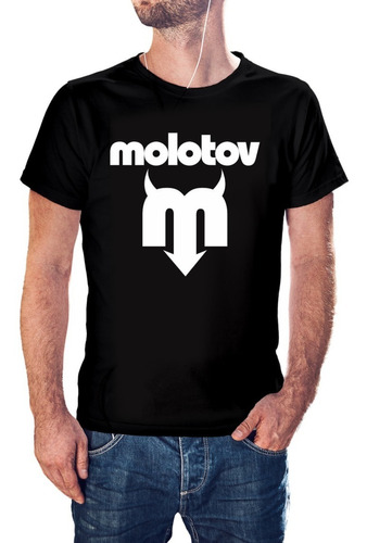 Polera Molotov Hombre 100% Algodón