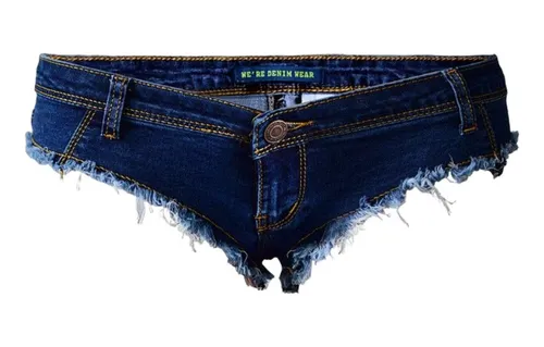 Mini short de mezclilla sale