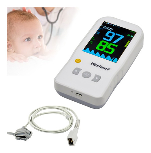 Oximetro Pulsometro Portatil Sonda Neonatal Witleaf Bl