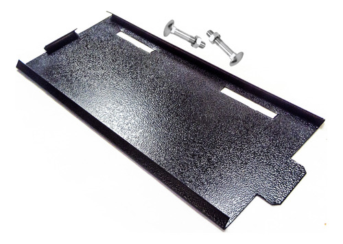 Porta Placa Aluminio Negro