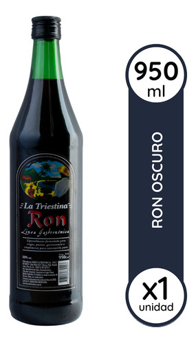 Ron La Triestina Linea Gastronomica Alcohol Botella X 950cc