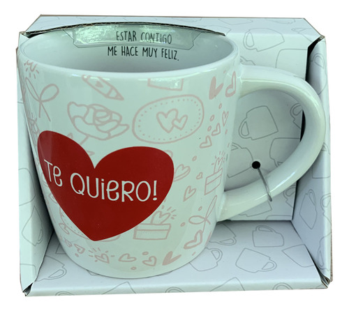 Taza De Porcelana Nico Amor X 3 Diseños Diferentes