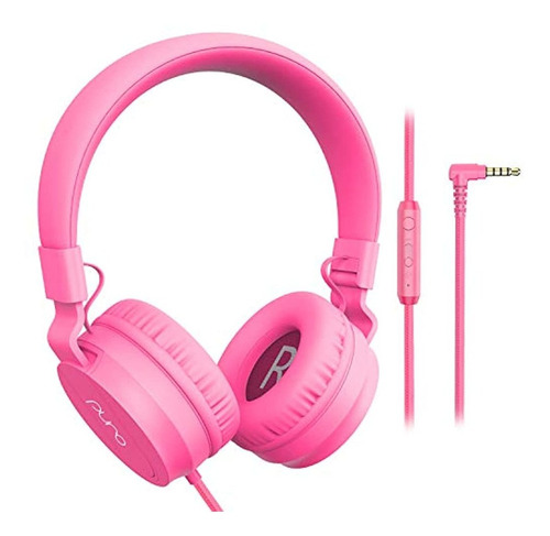 Auriculares Con Cable Rosa