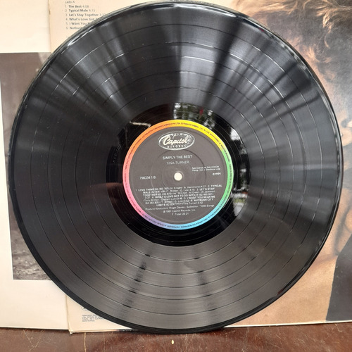Imagem 6 de 6 de Vinil Lp Simply The Best Tina Turner 1991 Com Encarte