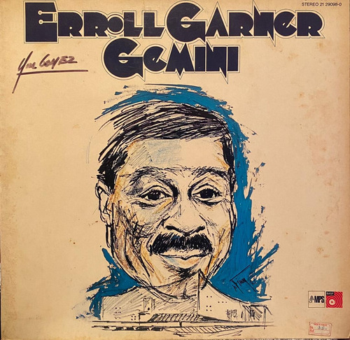 Disco Lp - Erroll Garner / Gemini. Album (1972)