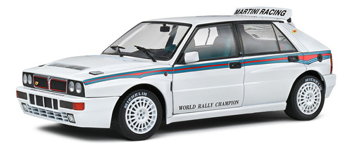 Miniatura Lancia Delta Hf Integrale Evo 1 Martini Racing 6 1992 Branco 1:18 Solido