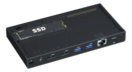 Mini Pc N100, 8gb Ram, 256gb Ssd, 4k Dual, Wifi6, 2.5g Eth