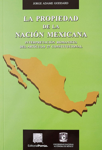 Libro La Propiedad De La Nación Mexicana