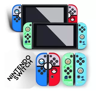 Funda De Silicona + Grip Protector Joycon Nintendo Switch