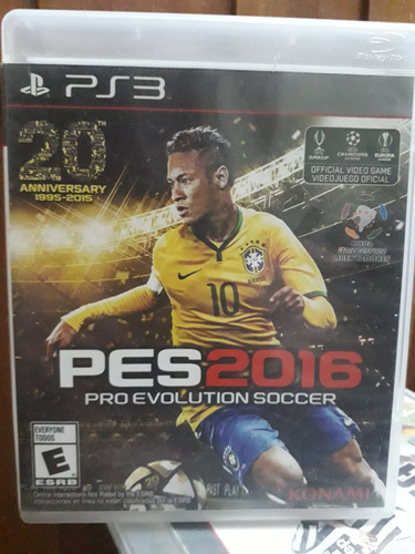 Pro Evolution Soccer 2016 - Fisico - Usado - Ps3