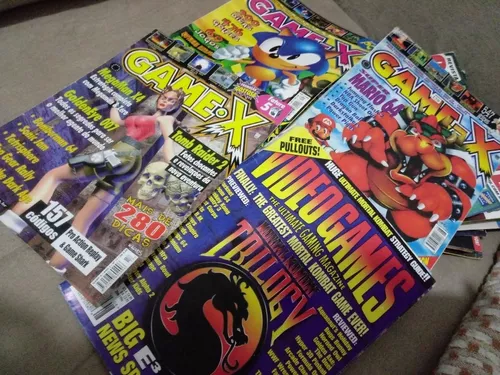 lote de revistas de vídeo game.