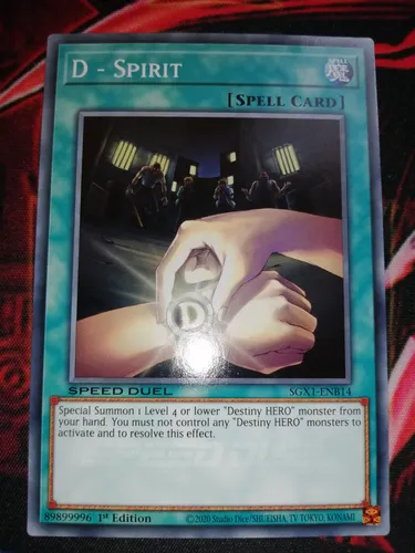 D - Spirit Yu-gi-oh! Original Konami