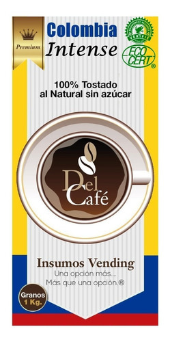 Imagen 1 de 2 de Cafe Organico Colombia Intenso Premium Biocafe Grano Molido