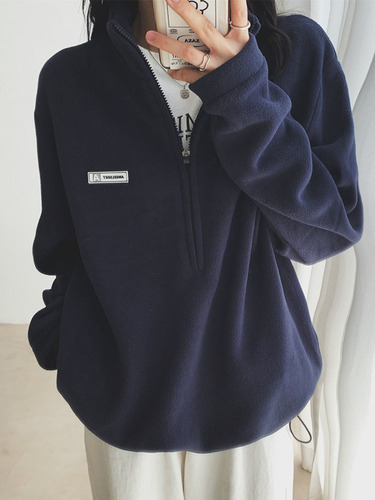 Sudadera Hoodie Mujer Forro Polar Más Terciopelo Con Cierre