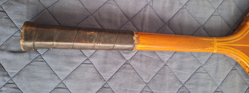 Raqueta De Tenis De Madera Antigua Con Funda Muy Buen Estado Marrón (Usado)