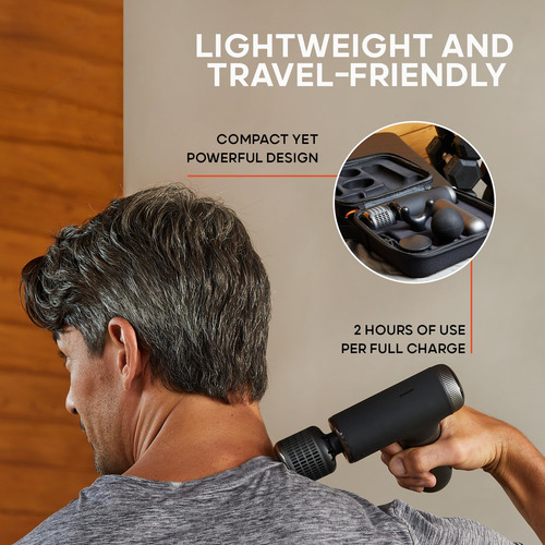 Massageador De Percussão Sharper Image Powerboost Pro+ Hot &