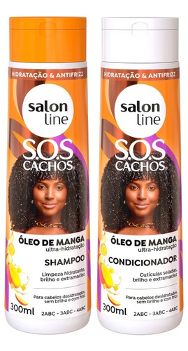 Salon Line Kit Shamp & Cond Sos Cachos Óleo De Manga