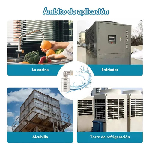 Válvula De Nivel De Agua Automática Acero Inoxidable+ Fuelle