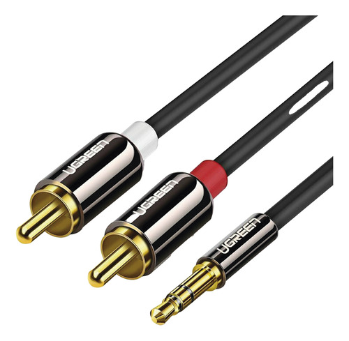 Cable Audio Premium Jack 3.5mm A 2 Rca Macho 10 Mts Ugreen