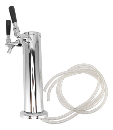 Torre Kegerator De Cerveza De Barril Con Doble Grifo De Acer