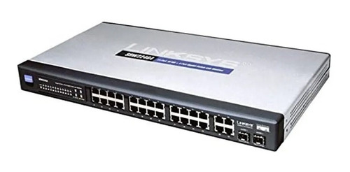 Switch Linksys Srw224g4 Admin Capa 3 24 Puertos + 4 Giga Sfp