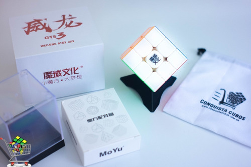 Cubo Mágico 3x3x3 Moyu Weilong Gts 3 Colorido Profissional