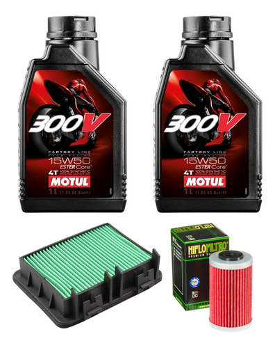 Kit Afinación Ktm Duke Adventure 250 390 Motul 300v 15w50