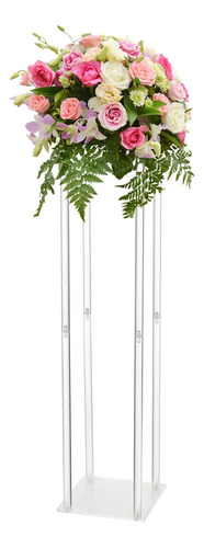 Belupai Soporte Para Florero De Columna Acrílica, 31.5 Pulga