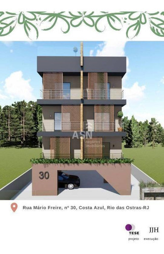 Imagem 5 de 13 de Apartamento Com 2 Dormitórios À Venda, 73 M² Por R$ 290.000,00 - Costazul - Rio Das Ostras/rj - Ap0442