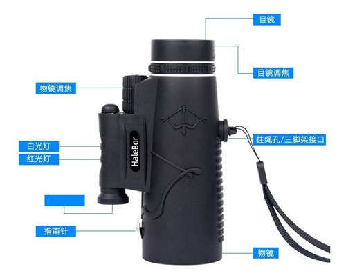 Telescopio Con Iluminado Con Láser Y Láser De Largo Alcance