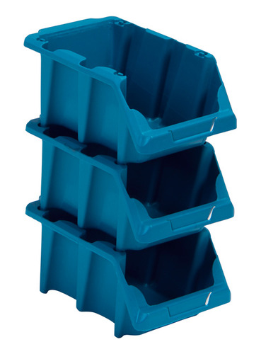 Kit 2 Gavetas Plástica Empilhável N.5 Azul 42002 Presto